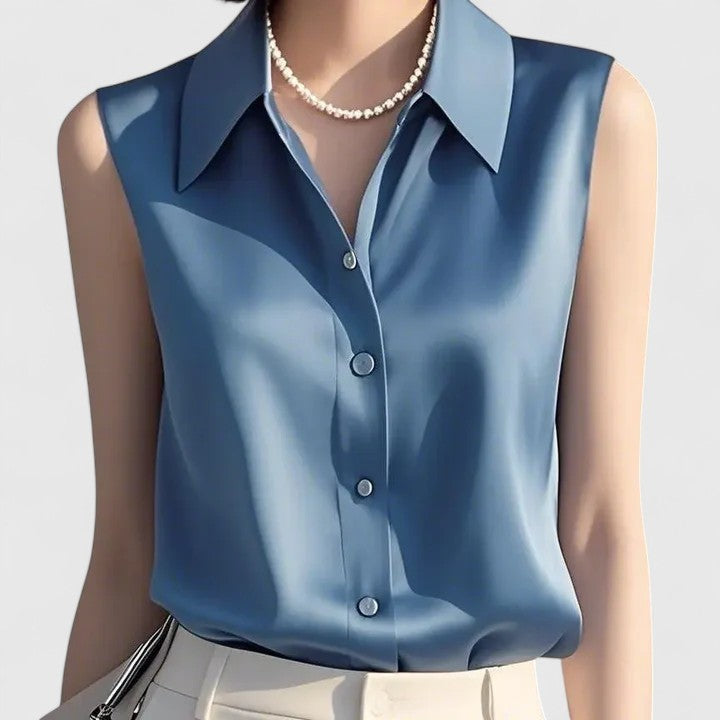 Argemil – Blusa de Cetim com Laço