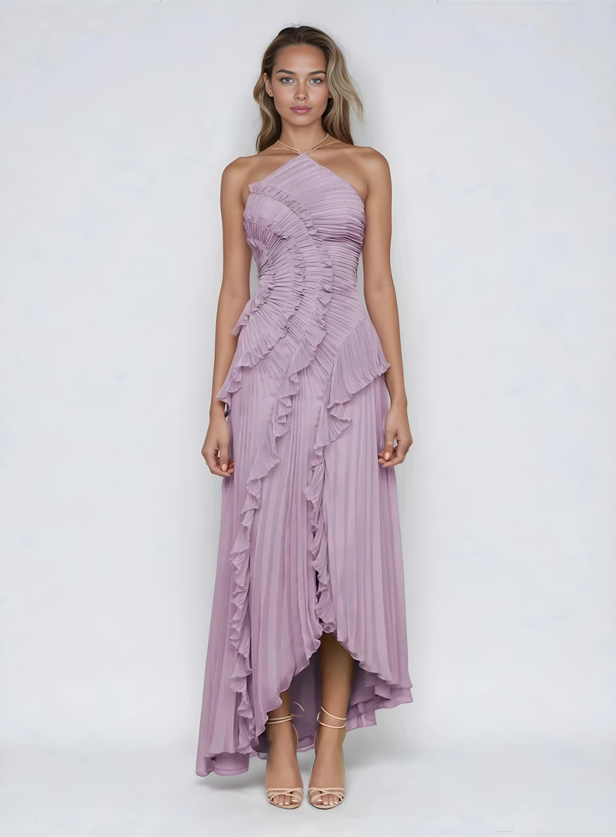 Angra – Vestido Maxi de Folhos