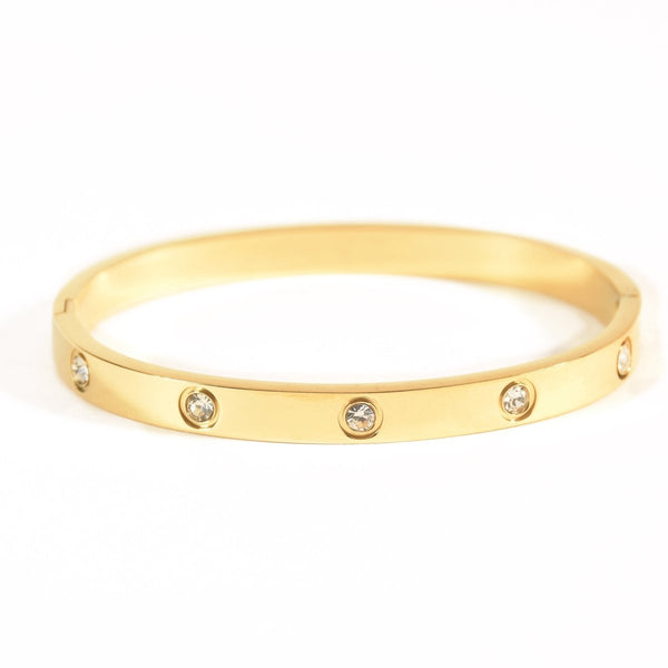 Caniçal – Pulseira Bangle com Cristais