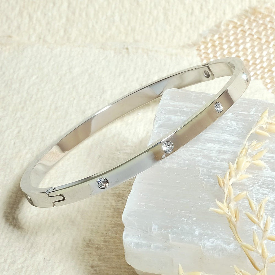 Caniçal – Pulseira Bangle com Cristais