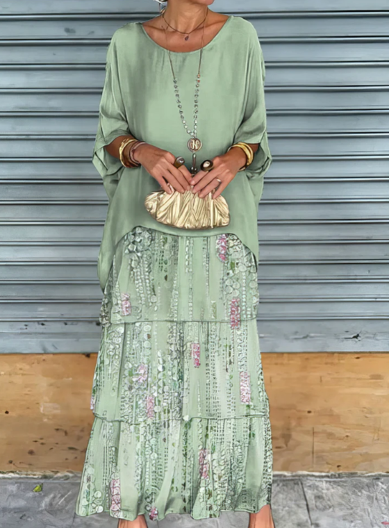 Safara – Vestido Longo de Corte Cuidado