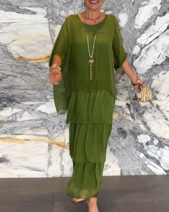 Safara – Vestido Longo de Corte Cuidado
