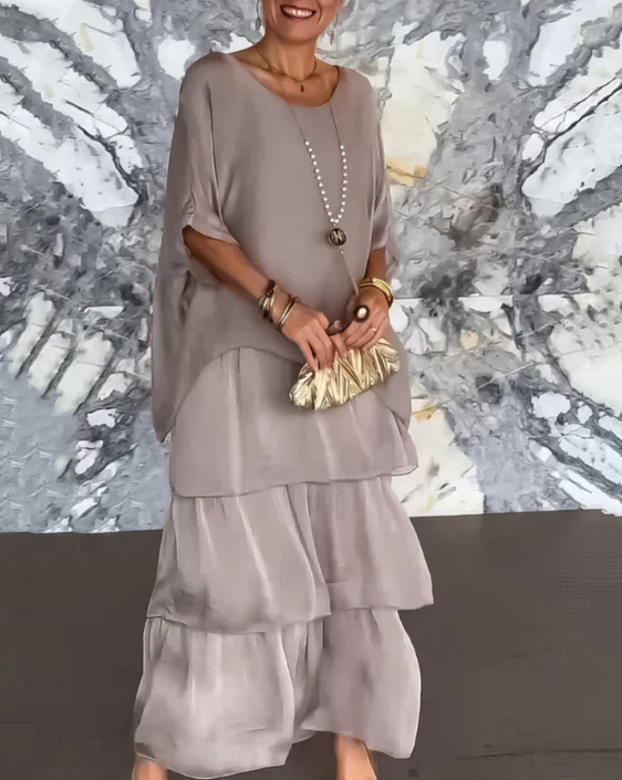 Safara – Vestido Longo de Corte Cuidado