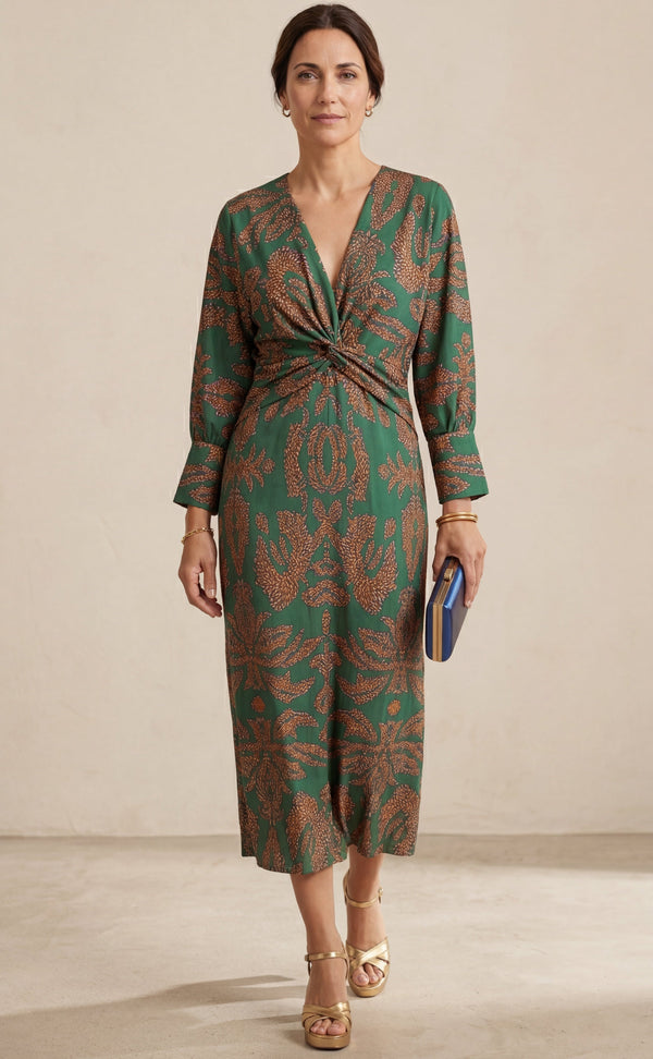 Castelo de Vide – Vestido Midi Estampado
