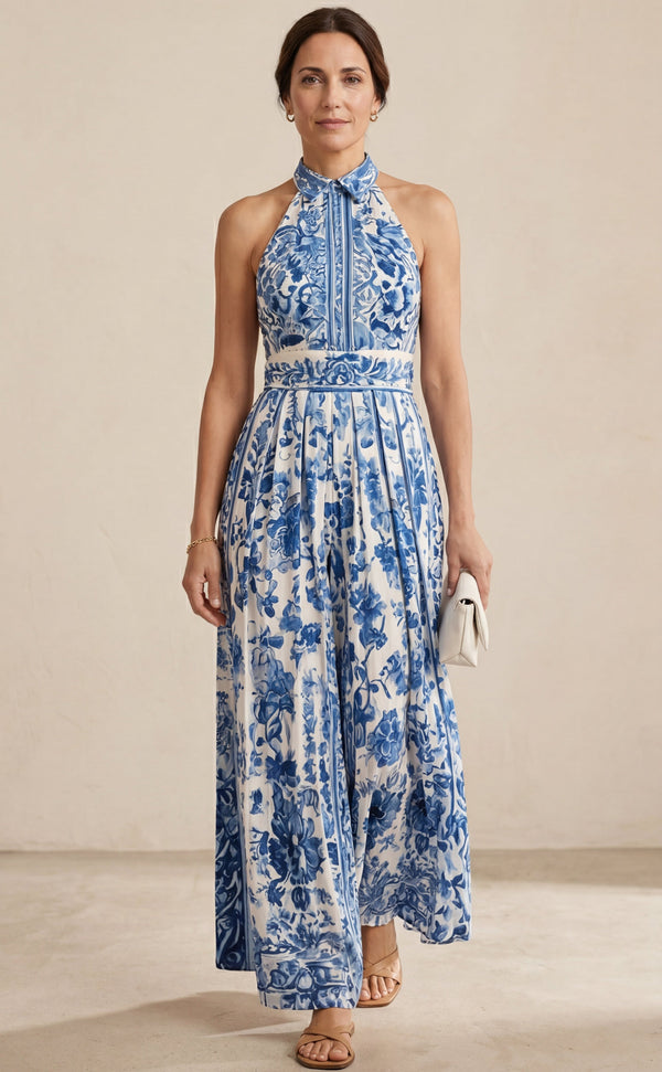Vista Alegre – Vestido Floral Porcelana