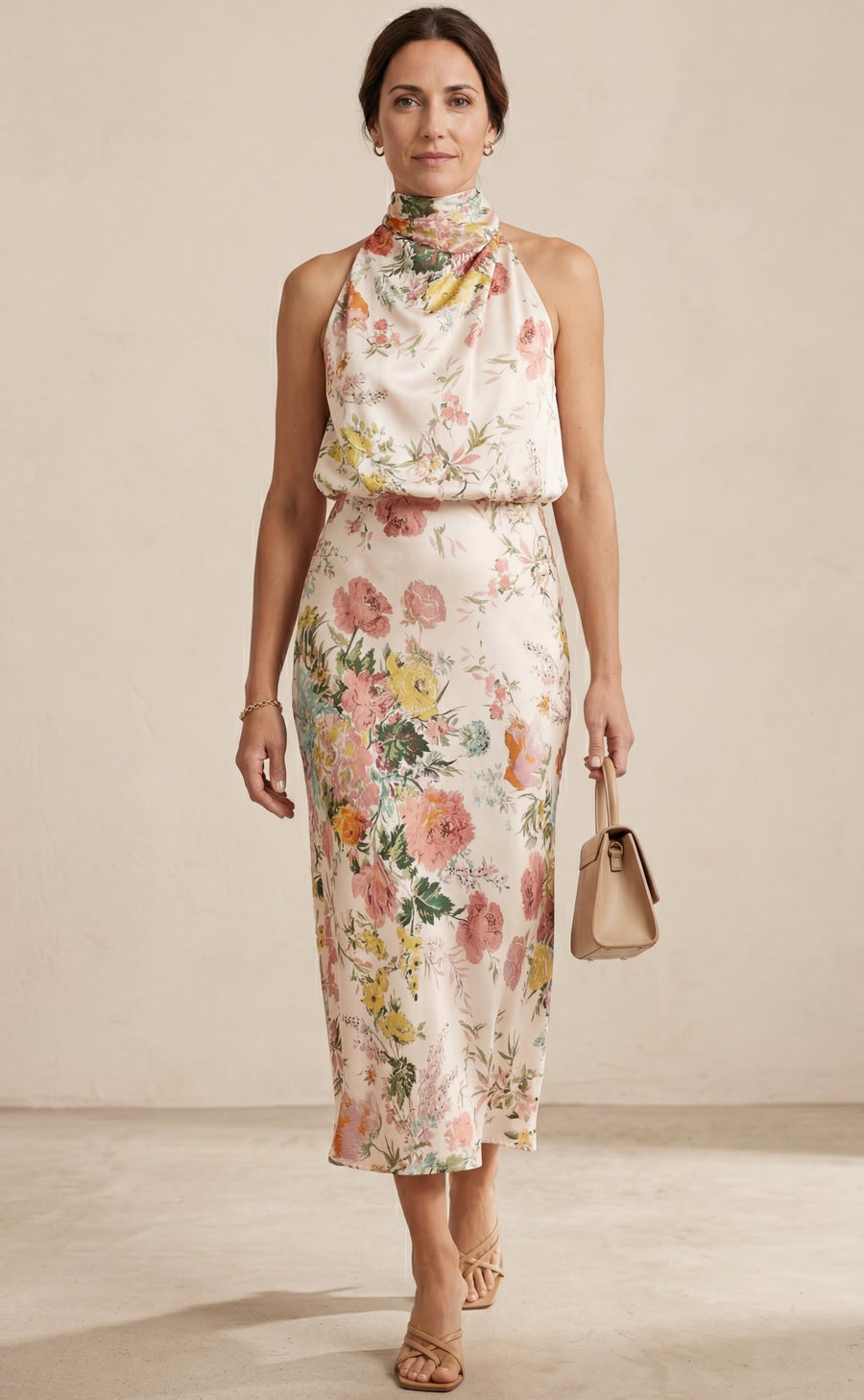 Favaios – Vestido Maxi Floral Halter