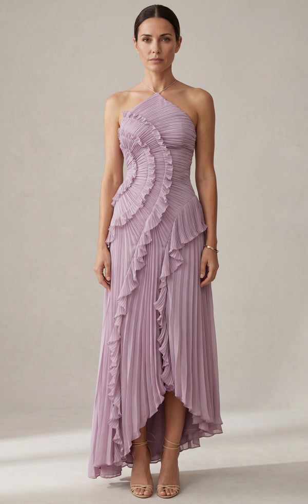 Angra – Vestido Maxi de Folhos