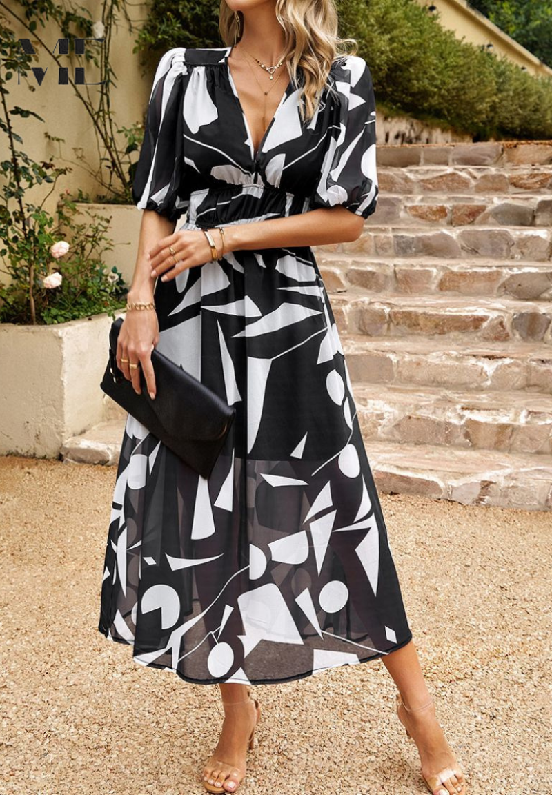 Aldeia Viçosa – Vestido Estampado