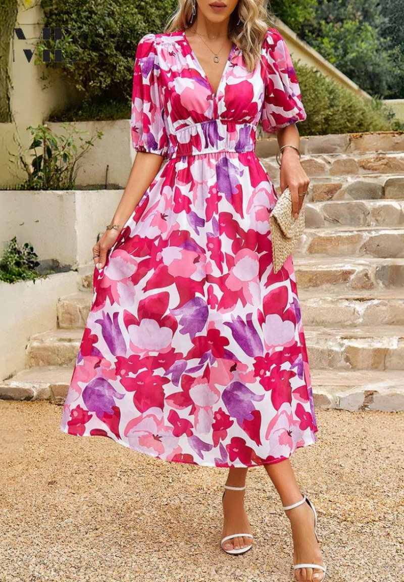 Aldeia Viçosa – Vestido Estampado