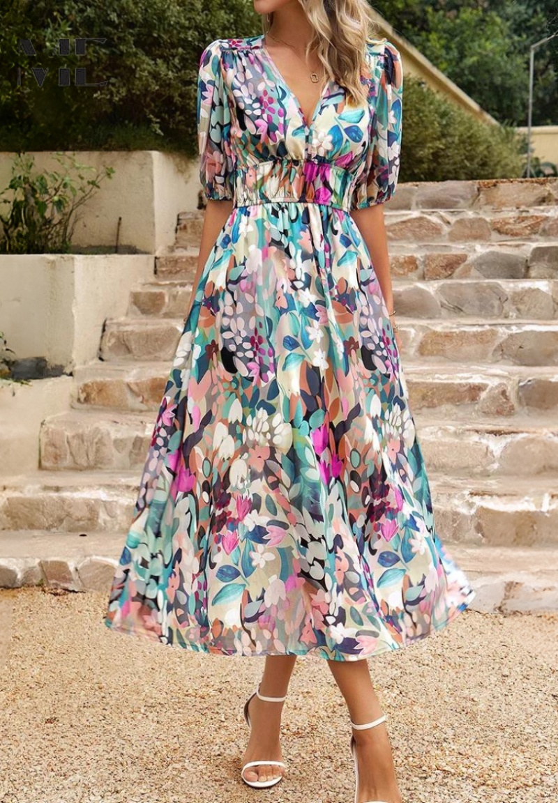 Aldeia Viçosa – Vestido Estampado