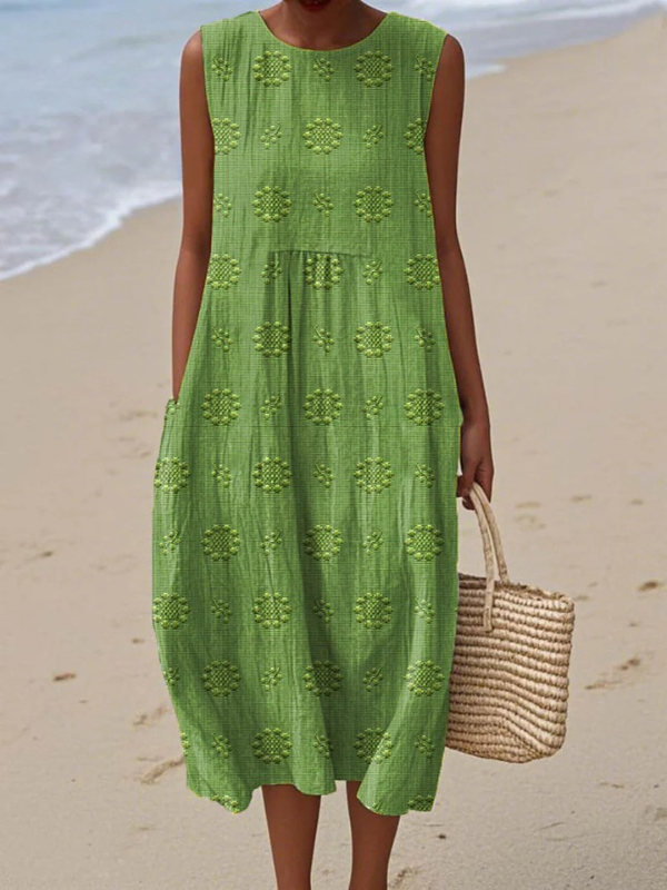 Burgau – Vestido de Linho sem Mangas
