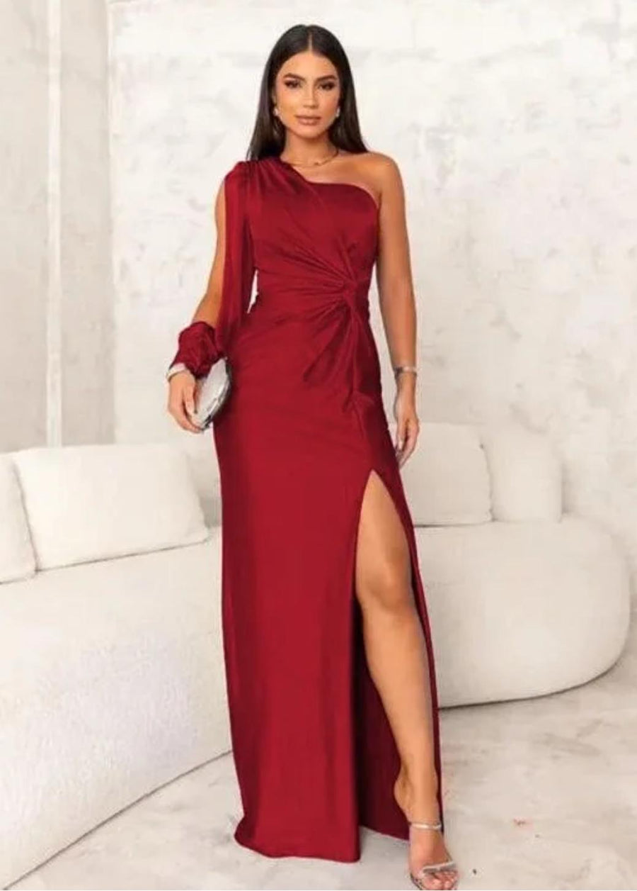 Lardosa – Vestido com Fenda Lateral