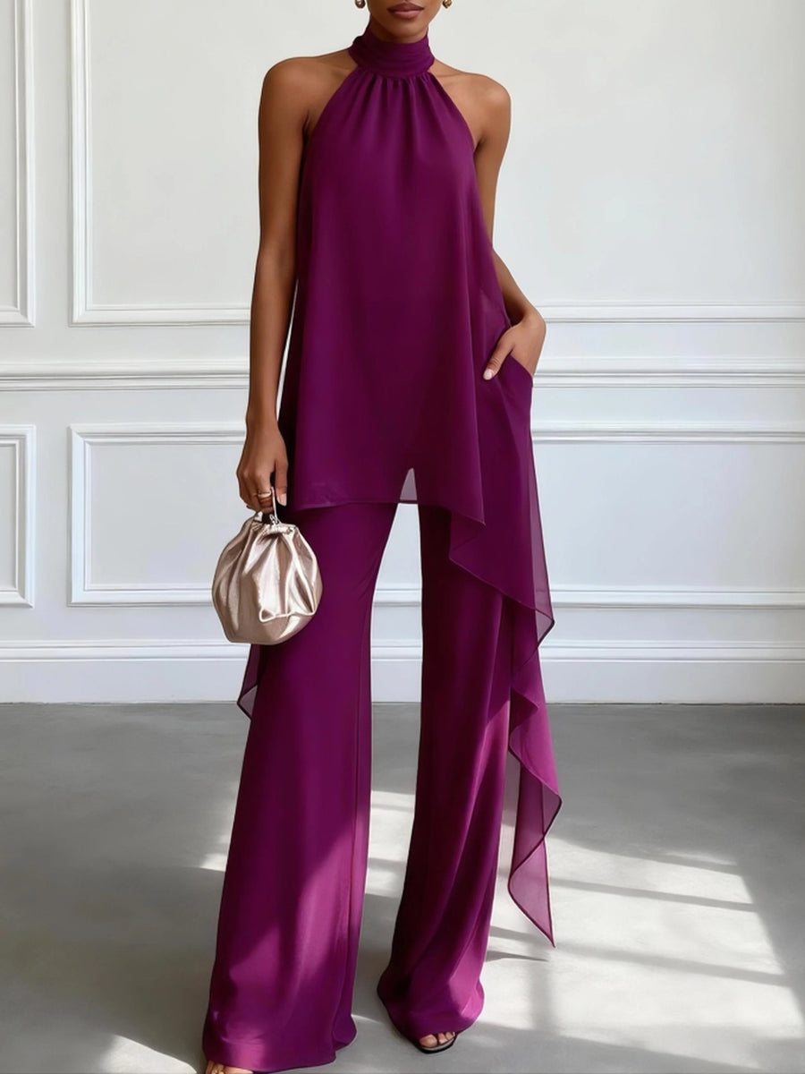 Escalos de Baixo – Conjunto de Top Halter e Calças