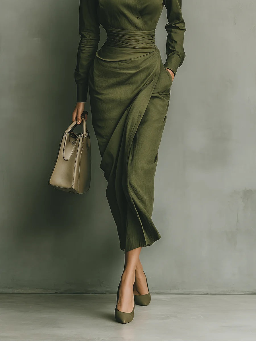 Zava – Vestido Envolvente Ajustado