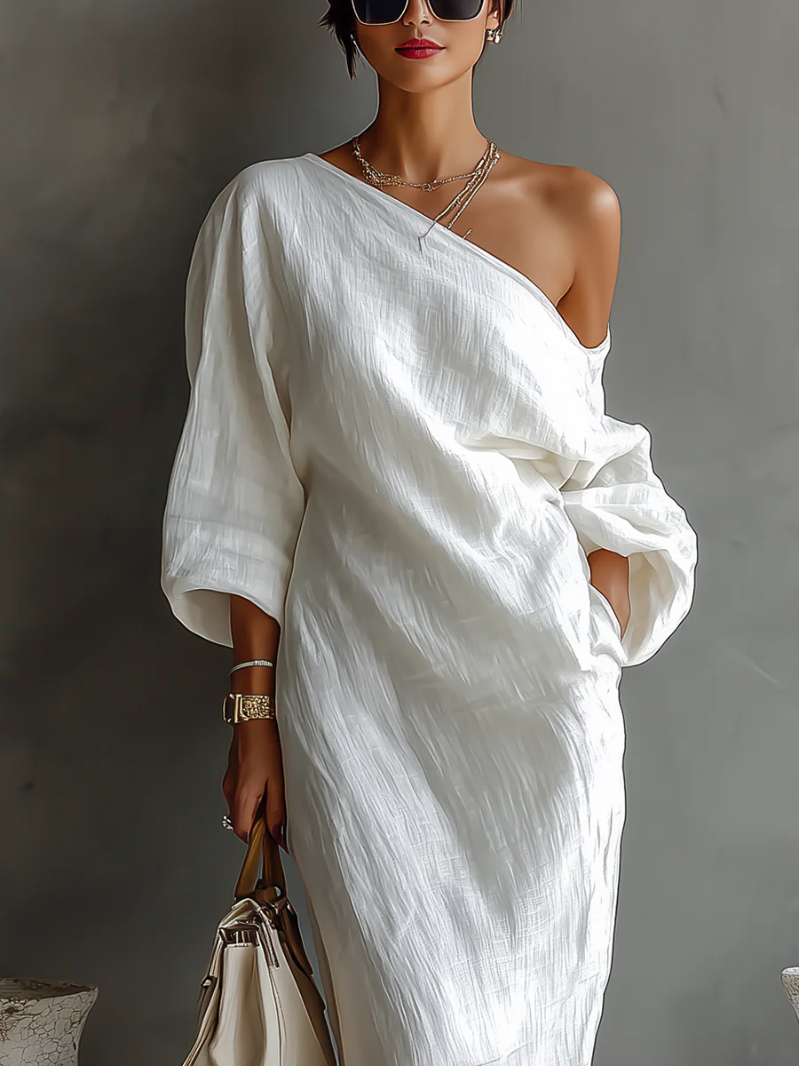 Vilar Chão – Vestido Longo de Uma Alça