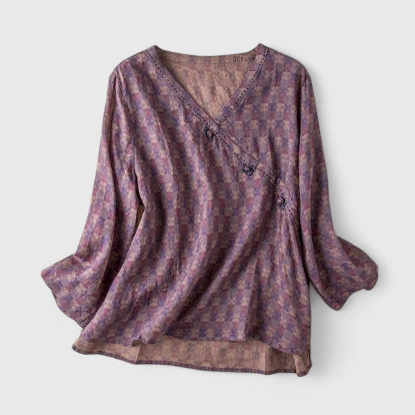 Pavia – Camisa com Bordado Botânico