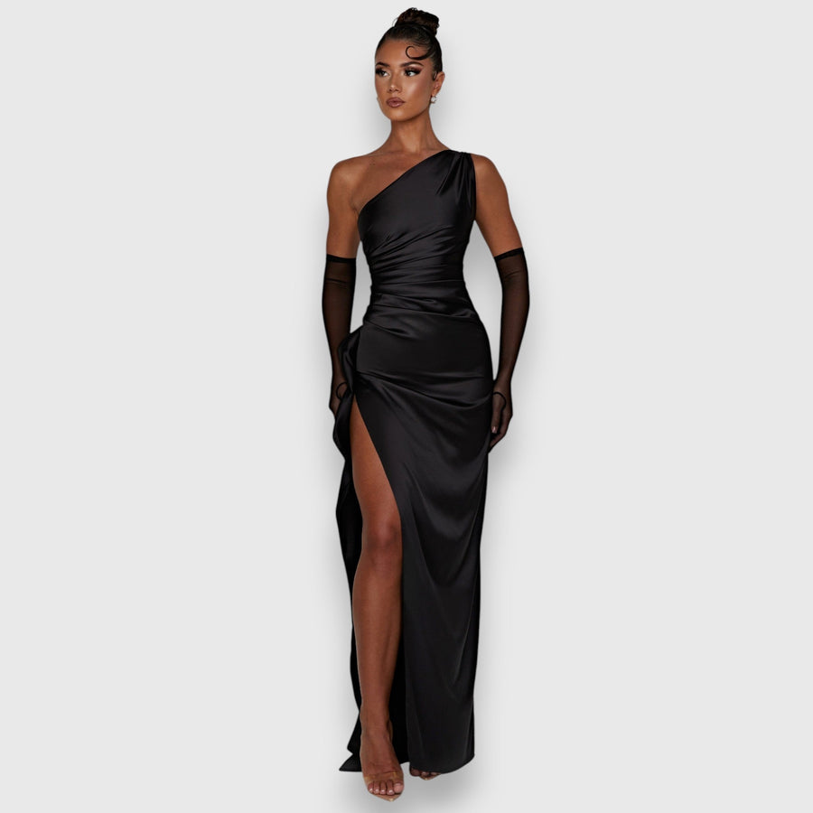 Ponte de Sor – Vestido Maxi de Um Ombro