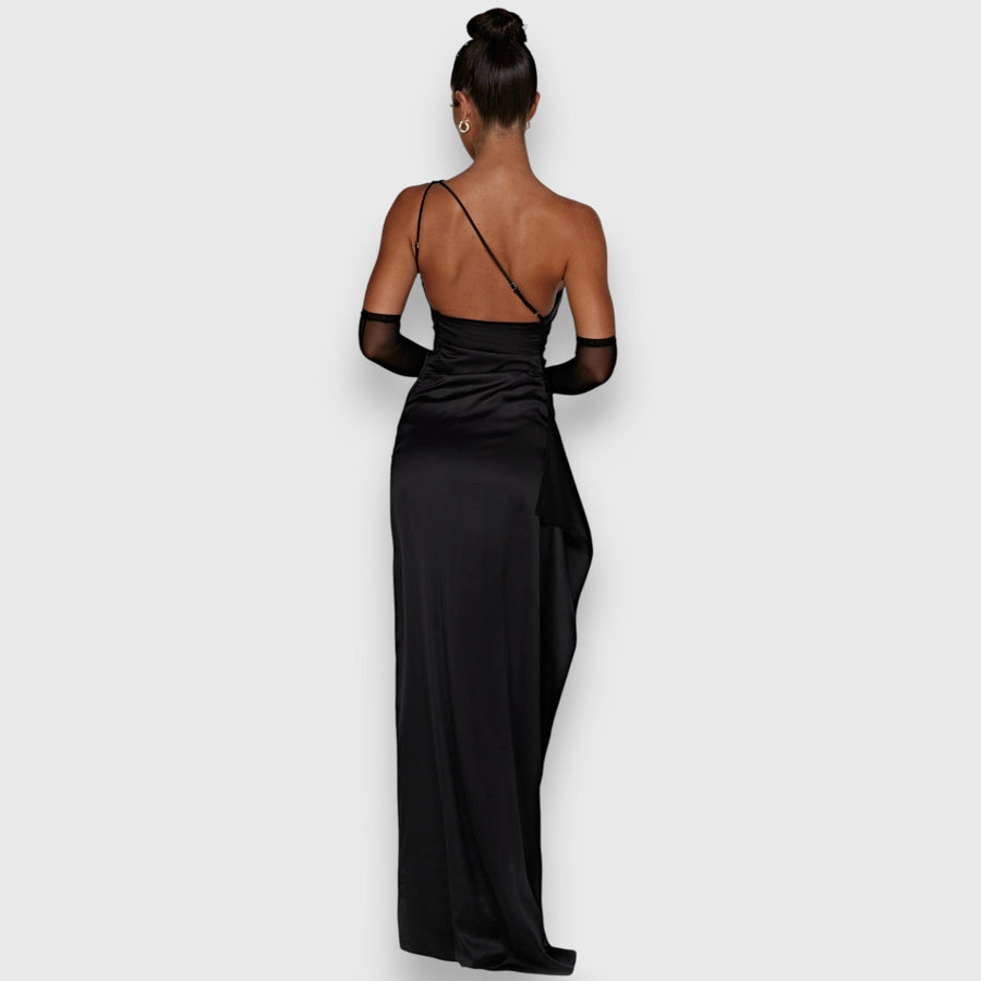 Ponte de Sor – Vestido Maxi de Um Ombro