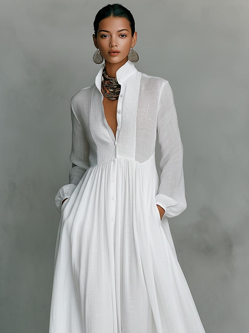 Mindelo – Vestido Maxi Patchwork