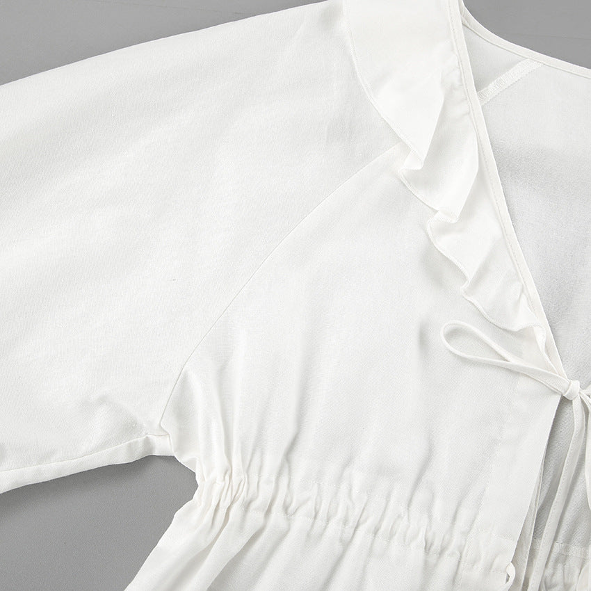 Giões – Conjunto de Blusa com Folhos e Calções