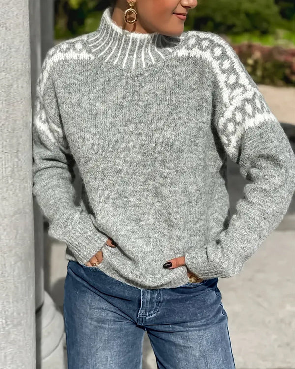 Corujeira – Camisola de Malha com Gola Alta