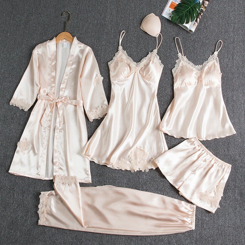 Sonim – Conjunto de Pijama de Cinco Peças