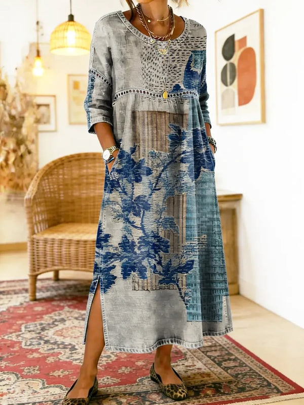 Âncora – Vestido Floral Solto
