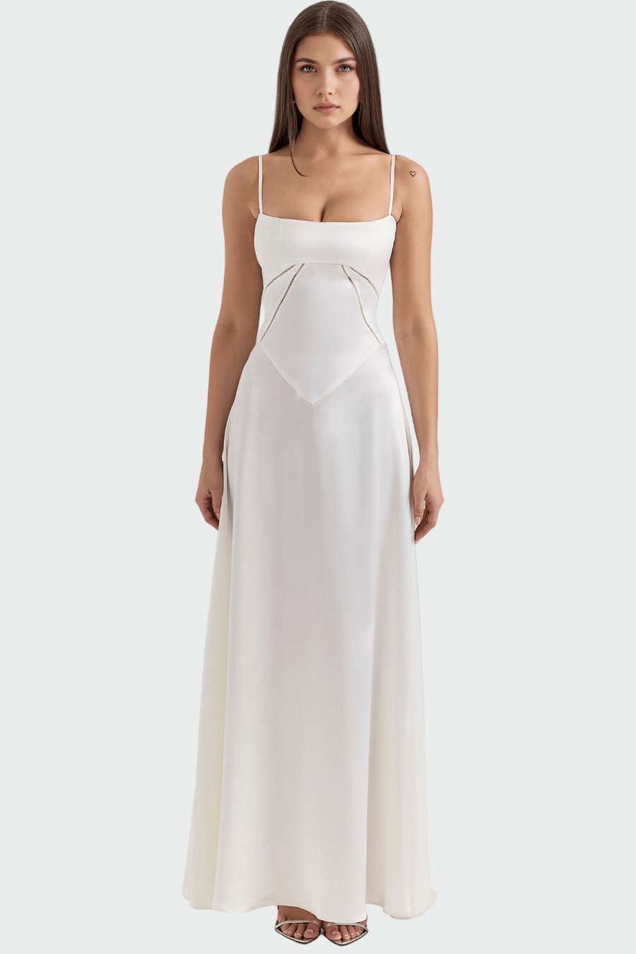 Oliveira de Azeméis – Vestido Maxi de Cetim