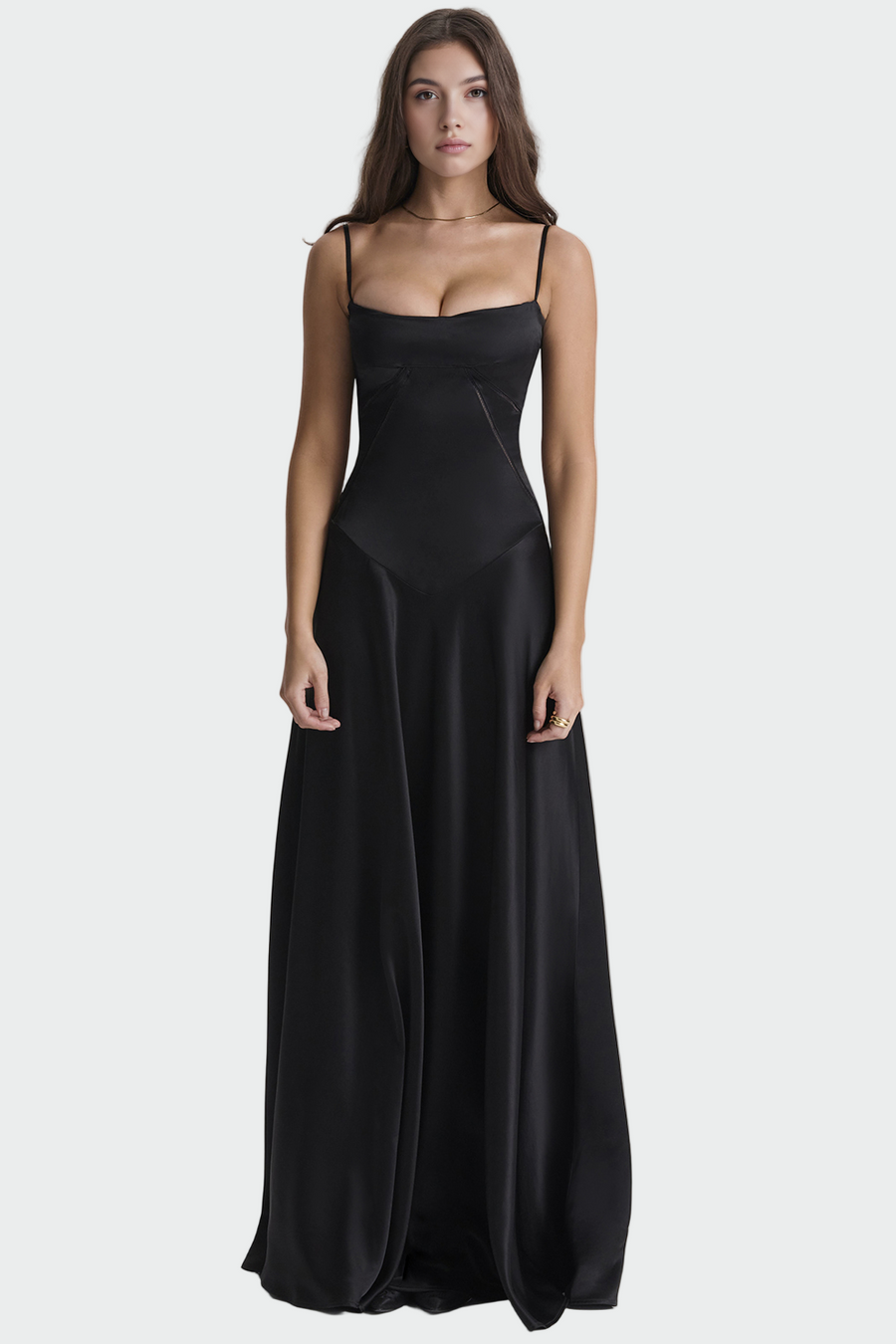 Oliveira de Azeméis – Vestido Maxi de Cetim