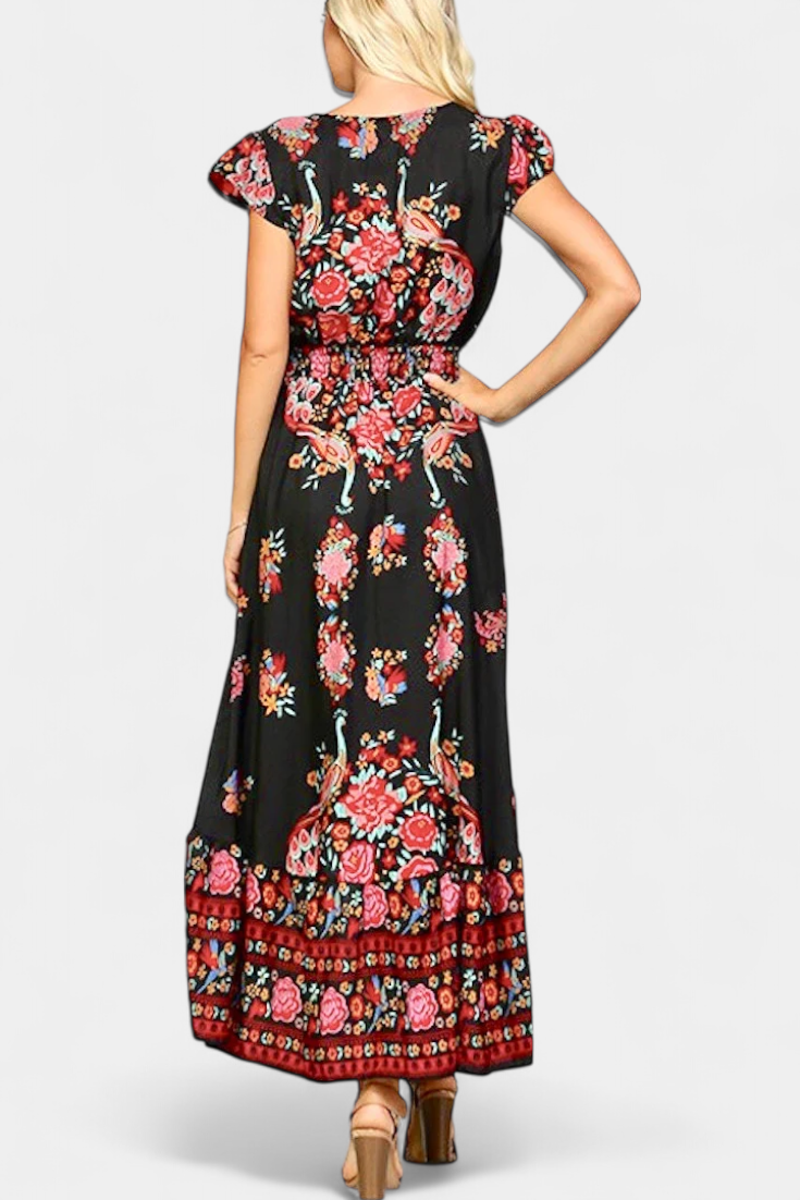 Nisa – Vestido Floral Boémio