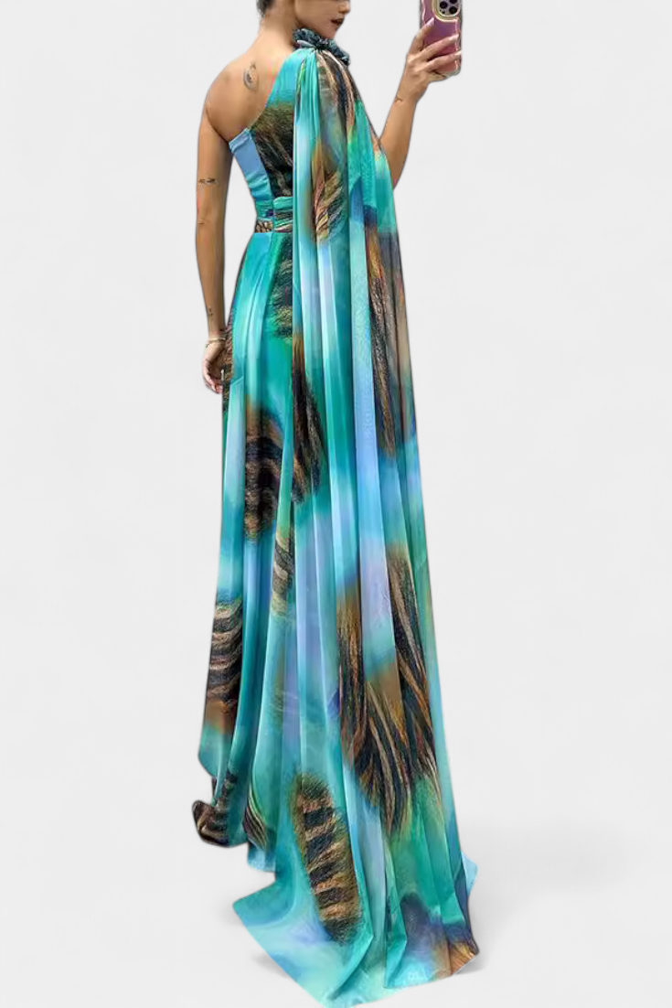 Montemor-o-Velho – Vestido Maxi de Um Ombro