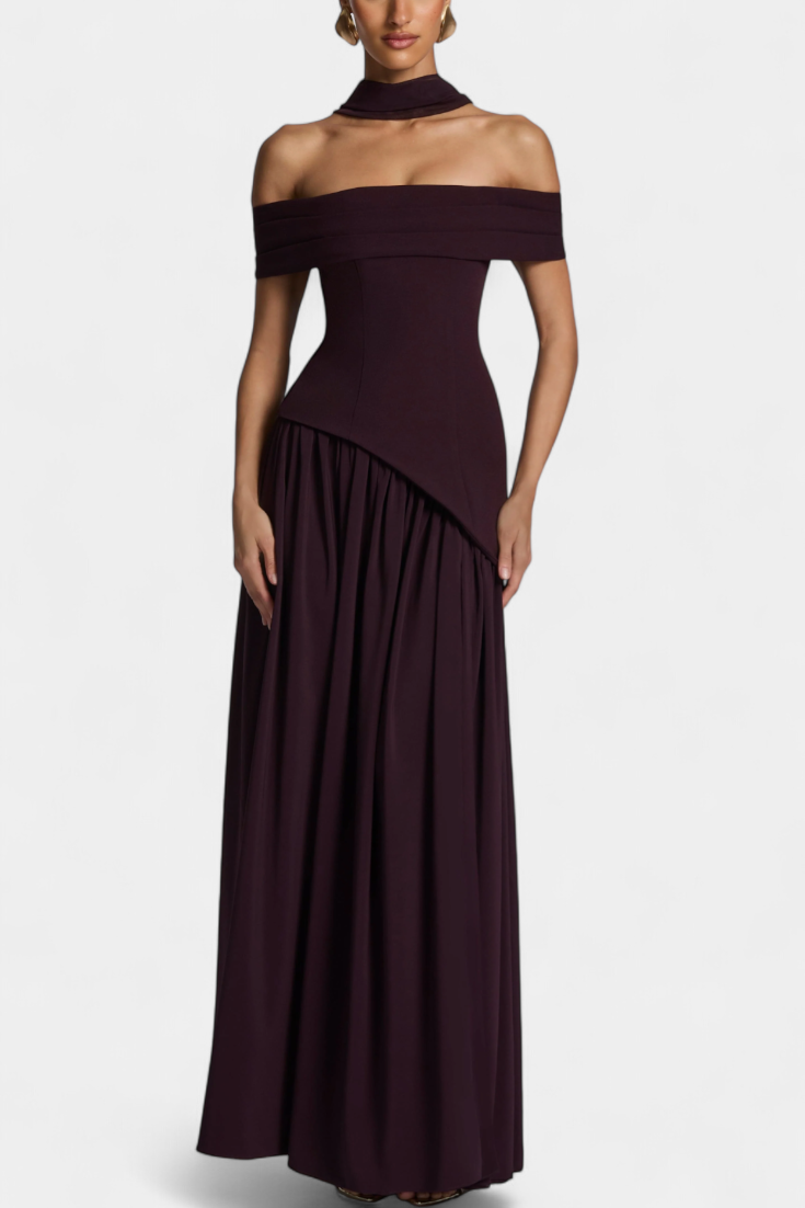 Oliveira do Hospital – Vestido Maxi de Chiffon