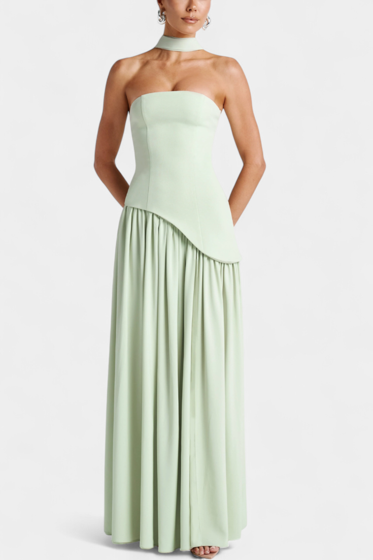 Oliveira do Hospital – Vestido Maxi de Chiffon