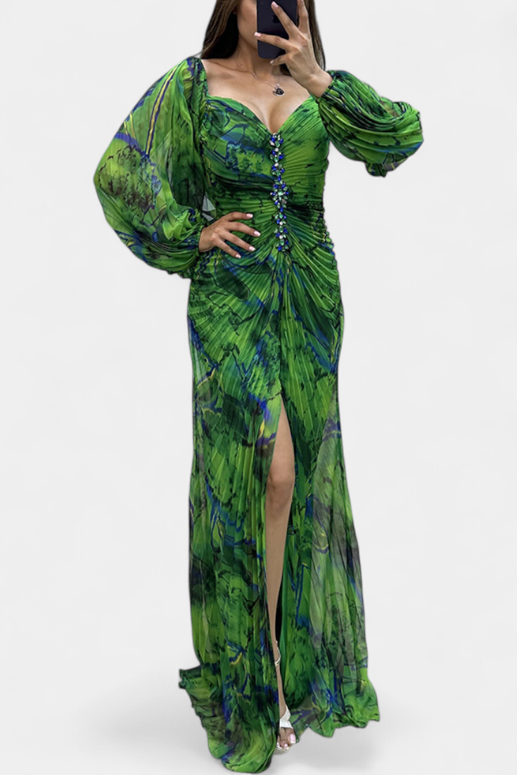 Mealhada – Vestido Maxi Plissado