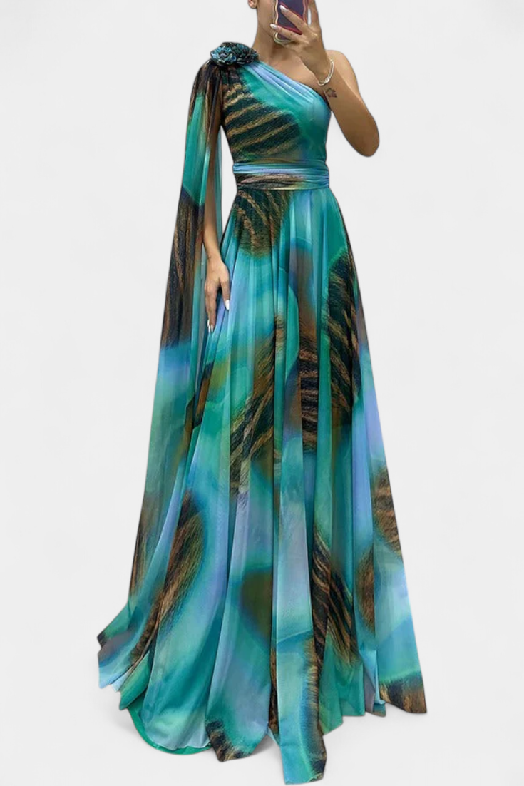 Montemor-o-Velho – Vestido Maxi de Um Ombro