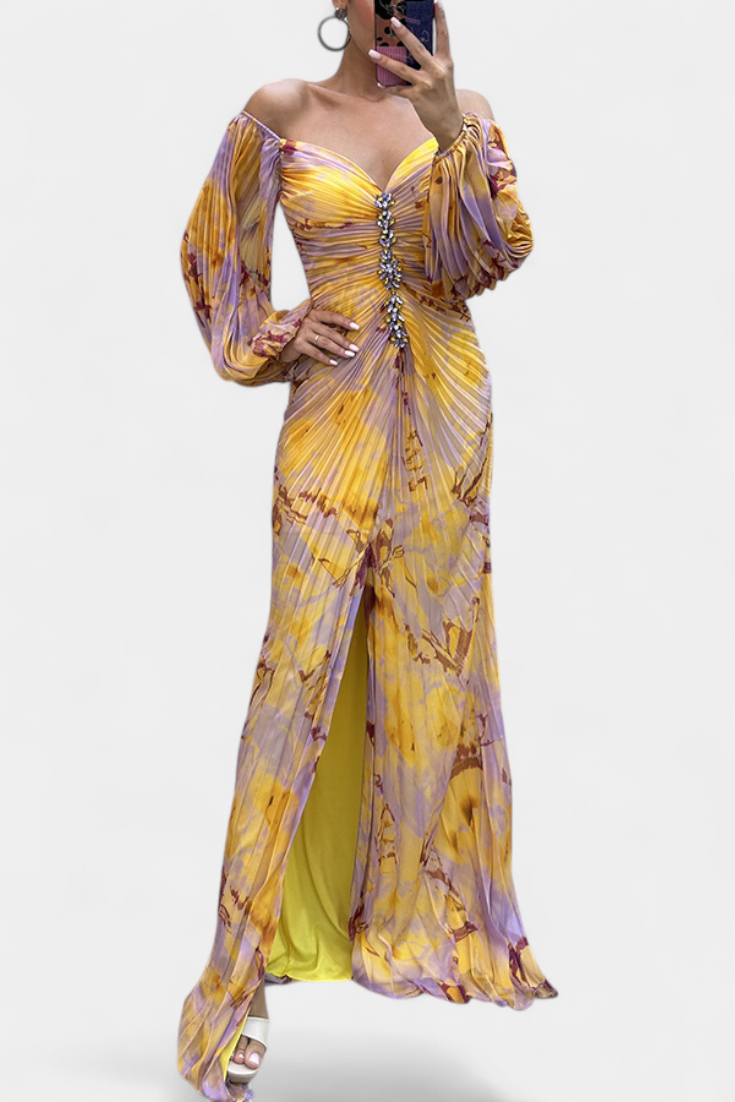 Mealhada – Vestido Maxi Plissado
