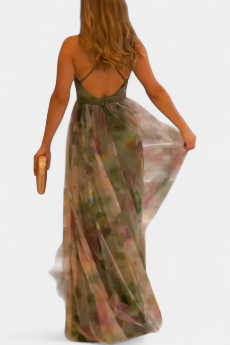 Oliveira de Frades – Vestido Maxi Floral