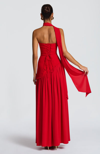 Vale de Água – Vestido Longo com Fenda