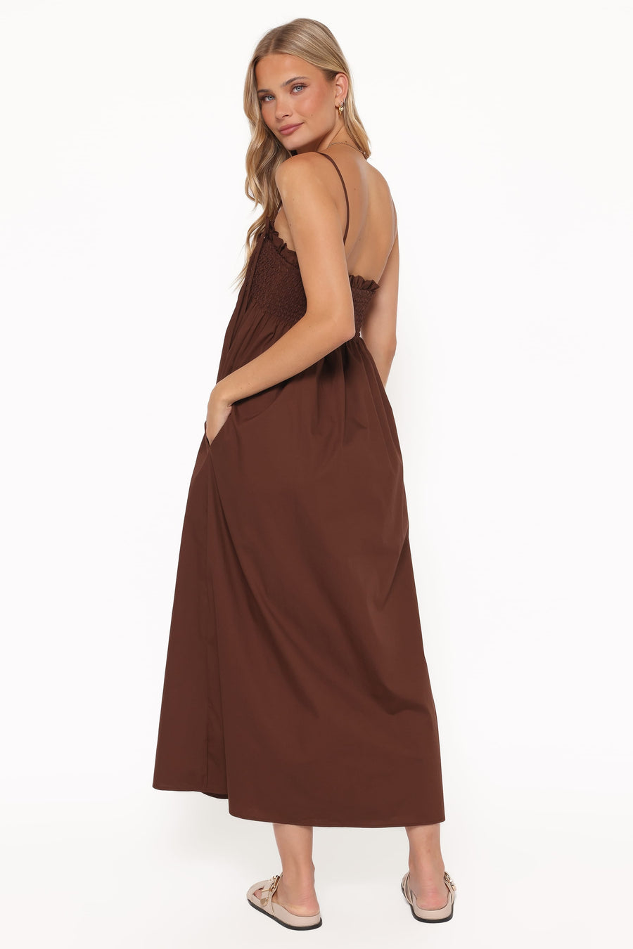 Foz do Arelho – Vestido Maxi de Decote Quadrado