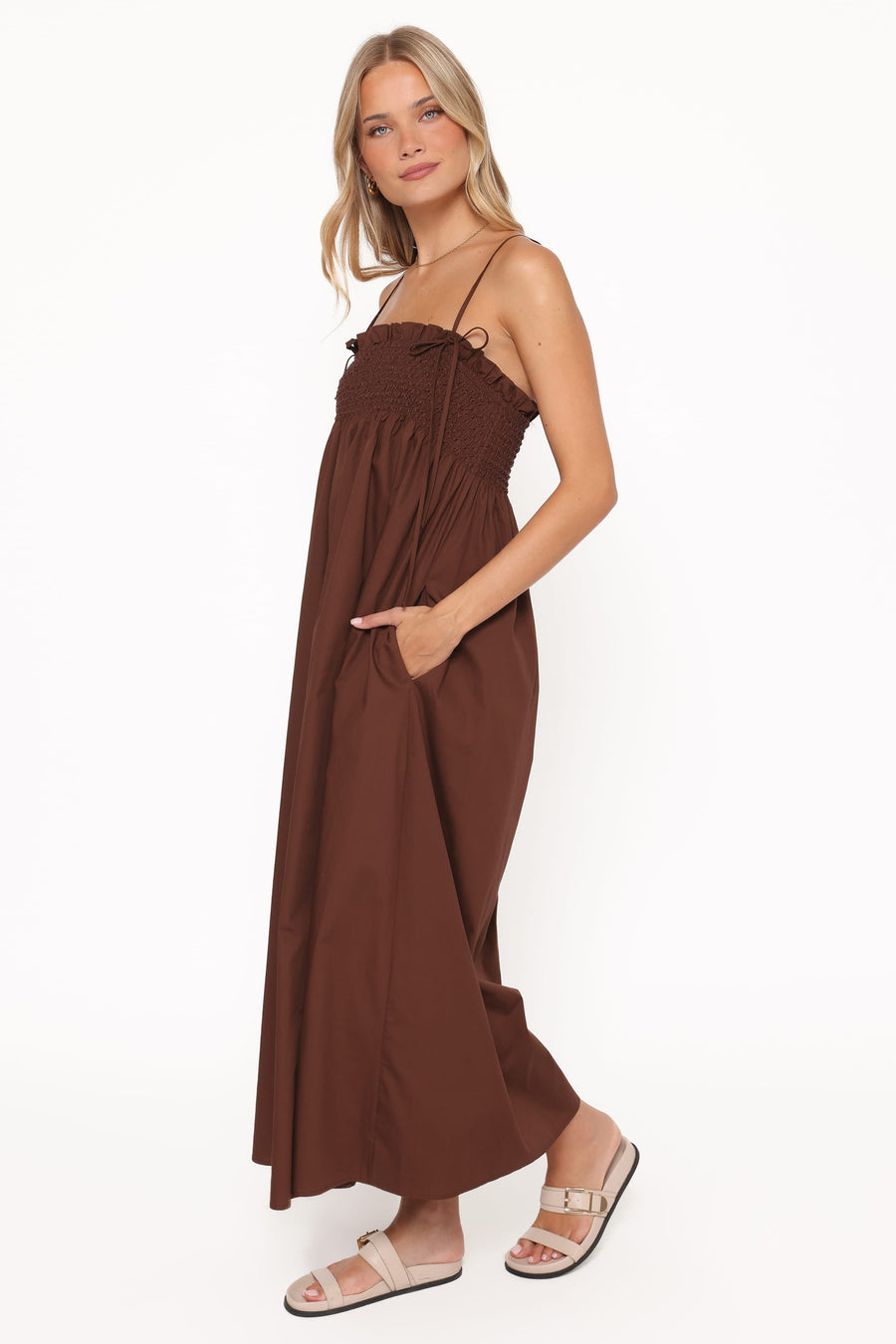 Foz do Arelho – Vestido Maxi de Decote Quadrado